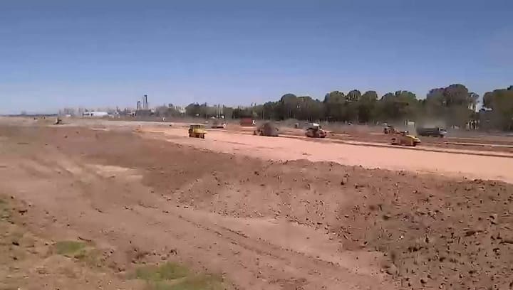 construcción de aeropuerto