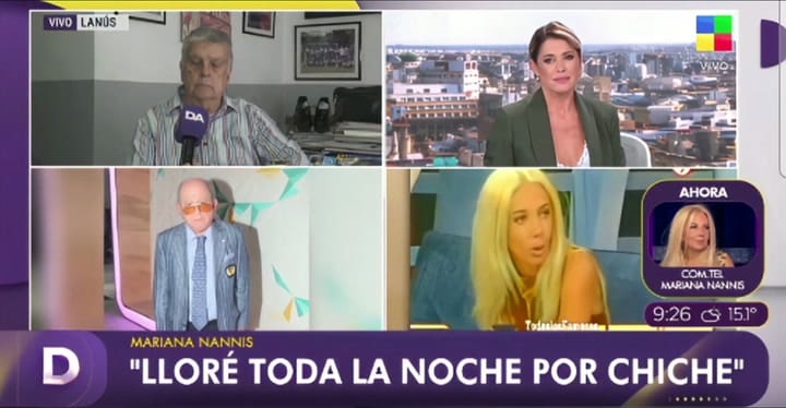 El llanto de Mariana Nannis
