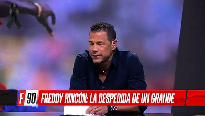 Óscar Córdoba e Iván Valenciano se enteran en vivo de la muerte de Freddy Rincón
