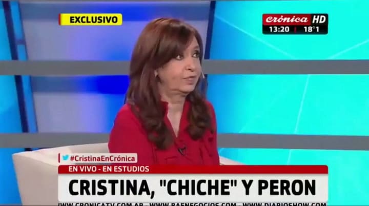 “Yo sentí que cuando pasó lo de Néstor se me iban a venir encima y me iban a despedazar”, dijo Crist