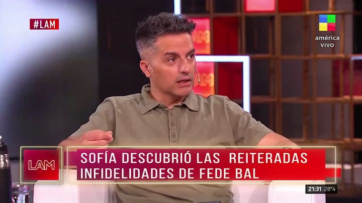 Yanina Latorre leyó parte de los mensajes que procaron la separación de Fede Bal