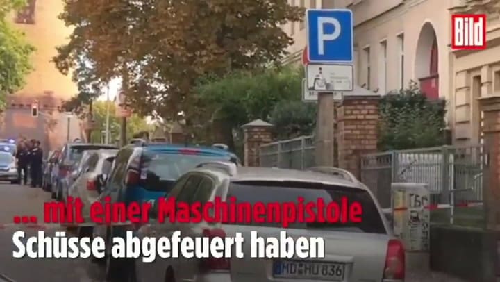 Al menos dos personas murieron en un tiroteo a un tiroteo a una sinagoga en el este de Alemania