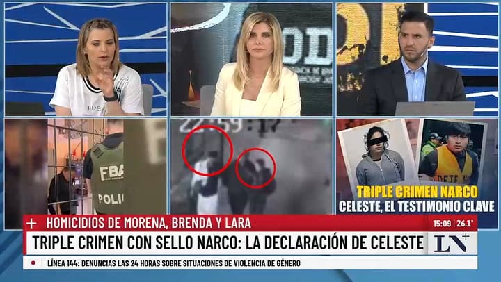 LN+: Celeste rompio el pacto de silencio y brindo una declaracion