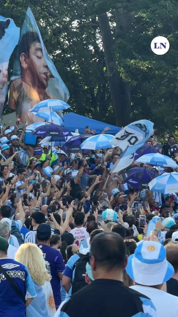 Así fue el banderazo argentino que copó Piedmont Park en Atlanta
