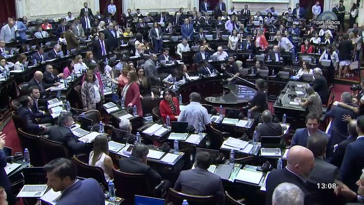 El momento en que se generó la polémica por Scioli