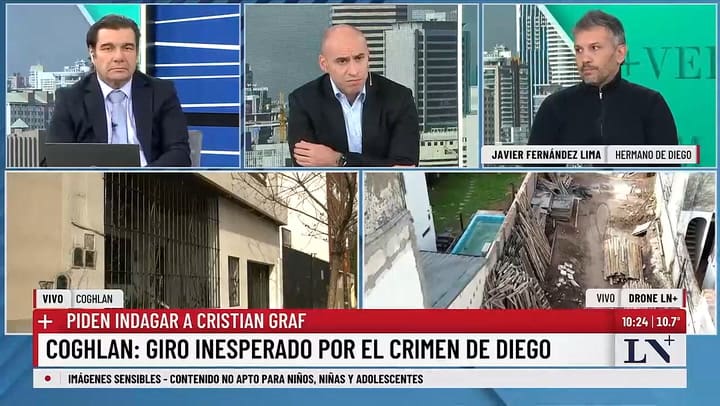 Javier Fernandez Lima, el hermano de Diego en LN+