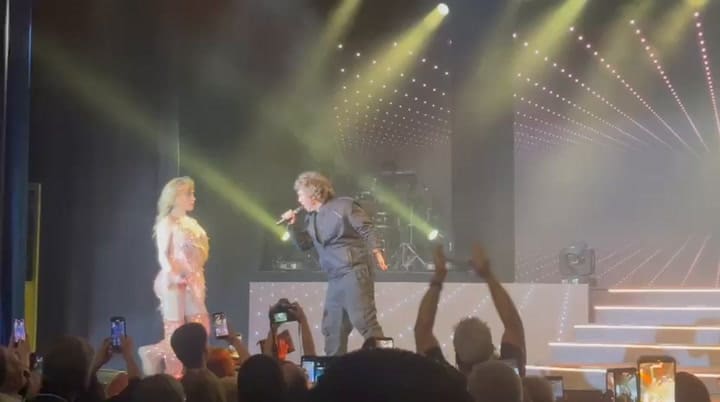 Milei en el show de Fátima Florez