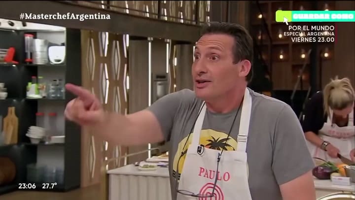 La fuerte caída de Denise Dumas en MasterChef Celebrity 3