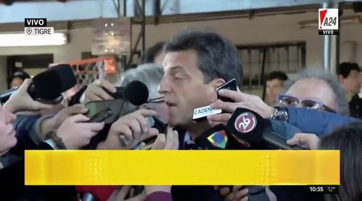 Elecciones PASO 2017: Sergio Massa llamó a votar 'aunque tengan desilusión, bronca'