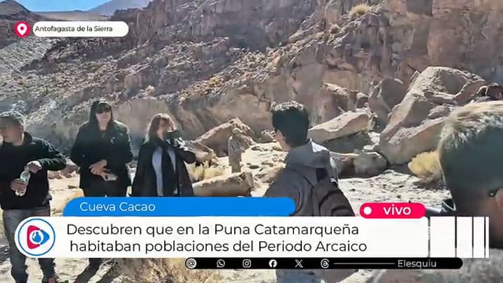 Conferencia de prensa en Cueva Cacao - El Esquiú