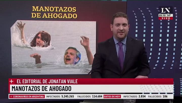 Manotazos de ahogado. El editorial de Jonatan Viale.