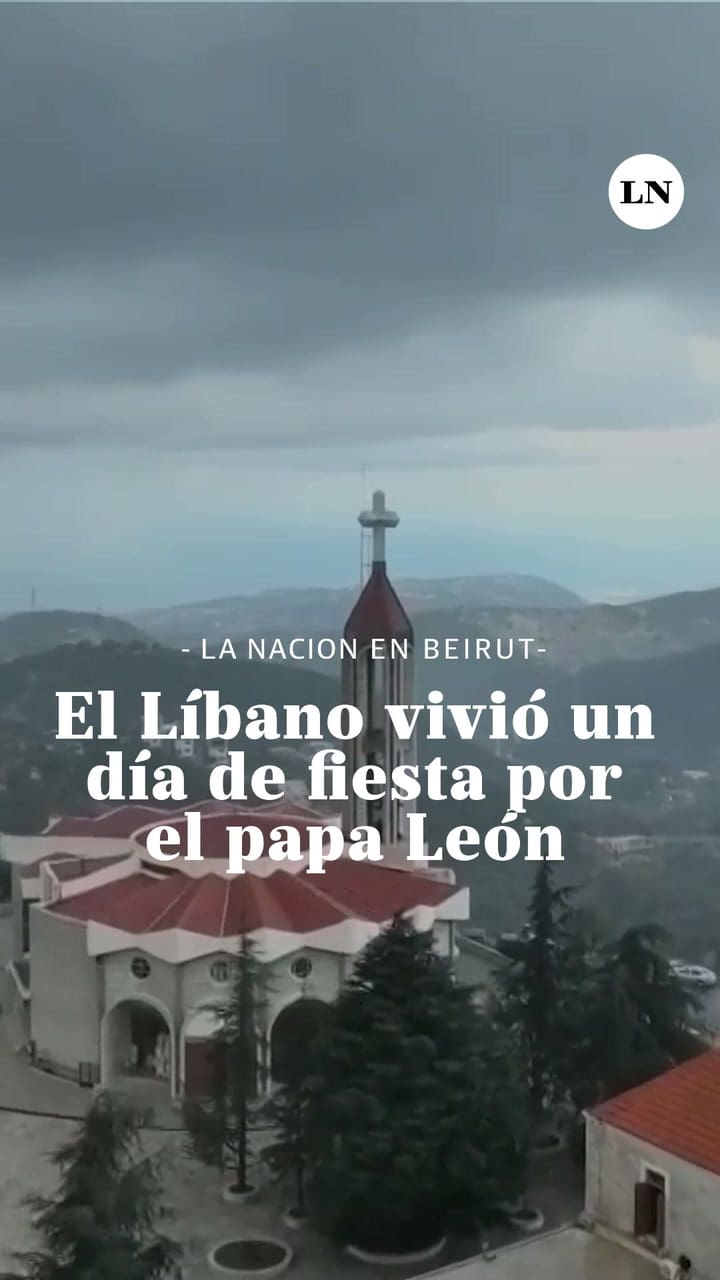 En medio de la guerra, el Líbano vivió un día de fiesta por el papa León, pero teme por el día después
