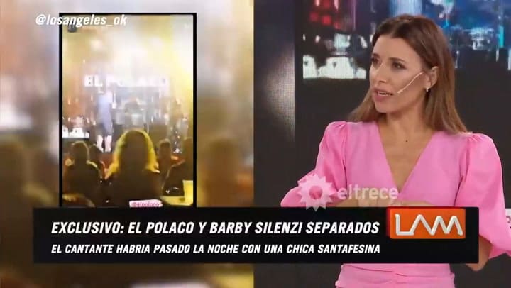 Barby Silenzi y El Polaco pusieron punto final a su noviazgo - Fuente: eltrece
