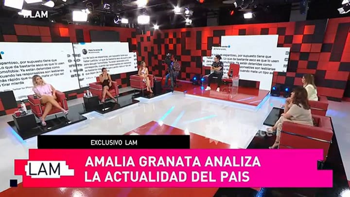Amalia Granata arremetió contra el colectivo Actrices Argentinas y lanzó una dura acusación