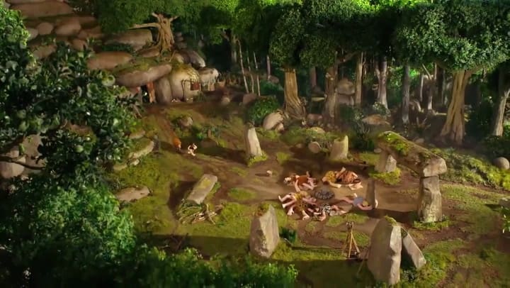 El cavernicola, una aventura animada en la prehistoria del fútbol