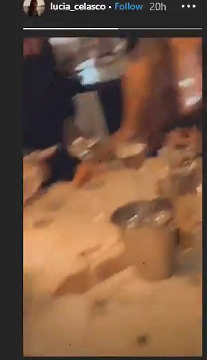 La nieta de Susana, de fiesta, antes del escándalo