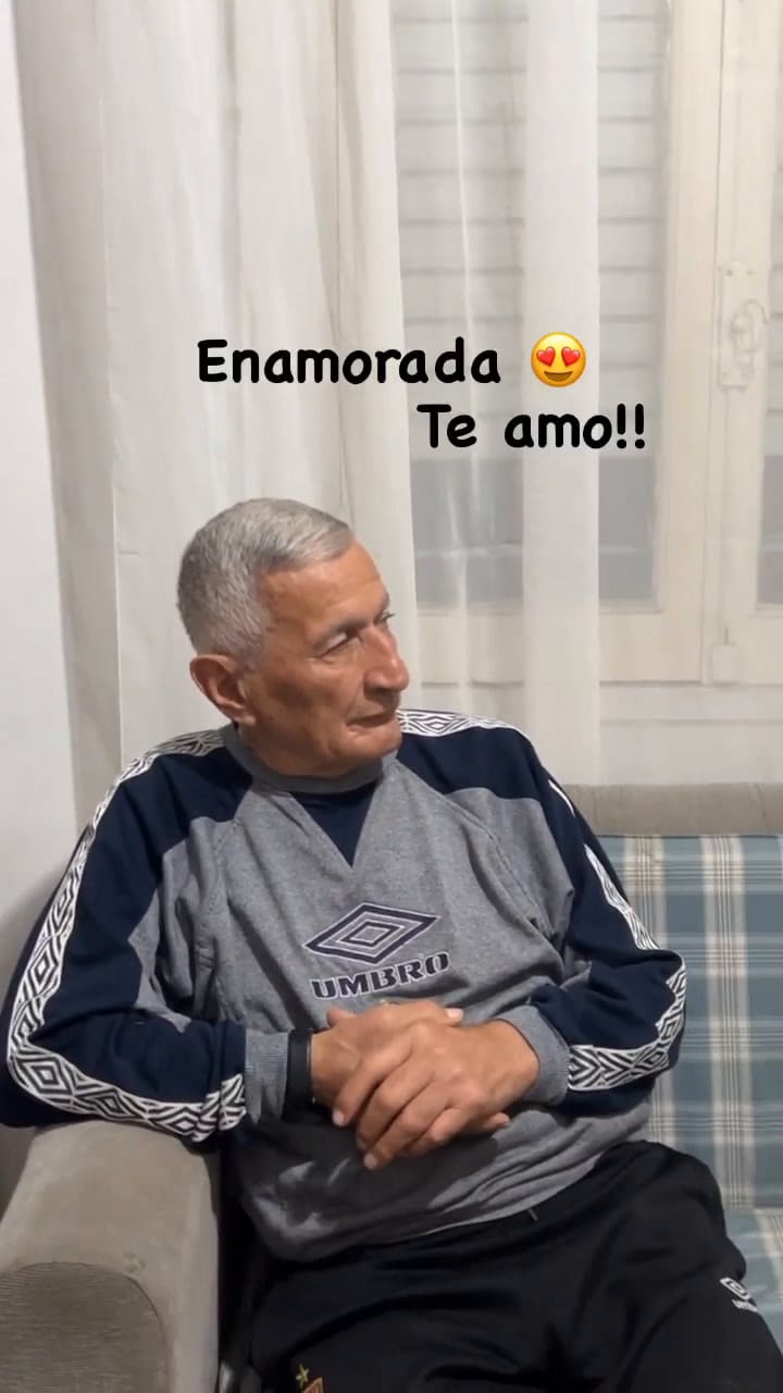 Agustina Amaro grabó un video donde confiesa su amor por Juan Ramón Verón