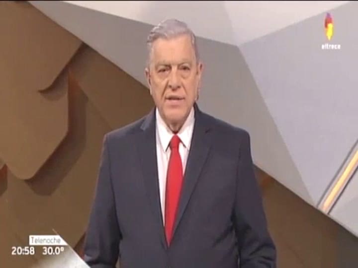 La escueta despedida de Santo Biasatti de Telenoche