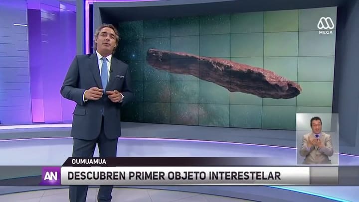 Astrónomos de Harvard plantean que Oumuamua podría ser una nave extraterrestre - Fuente: YouTube