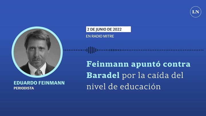 Feinmann apuntó contra Baradel por la caída del nivel de educación