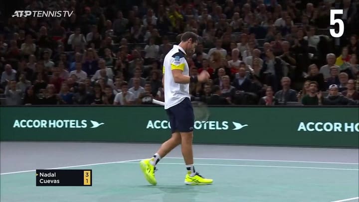 Los 5 mejores puntos del tenista Pablo Cuevas