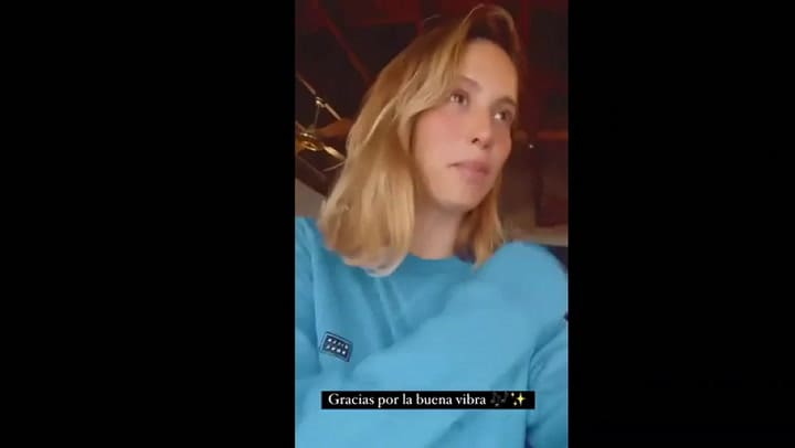 Flor Vigna grabó un video para agradecer el apoyo tras su problema de salud
