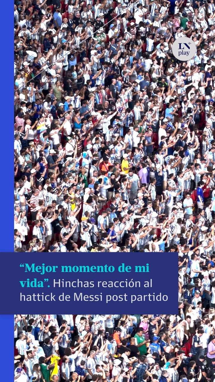 Hinchas extranjeros se rinden ante Messi