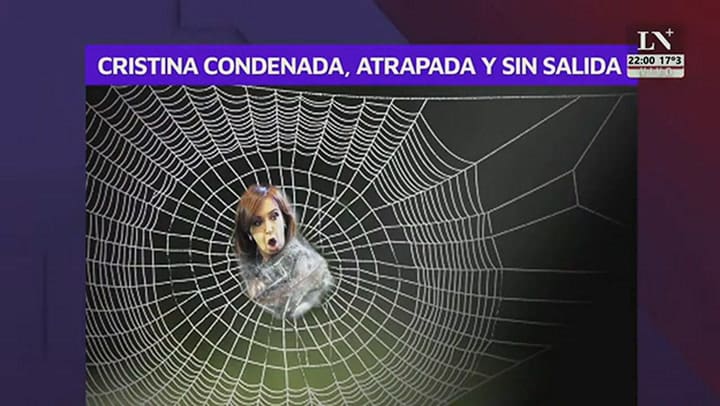 Cristina condenada, atrapada y sin salida. Leuco le da su palabra.