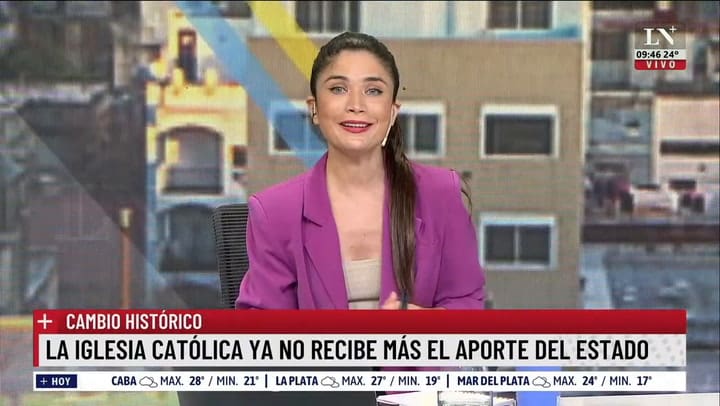 Cambio histórico: la Iglesia Católica ya no recibe mas el aporte del Estado
