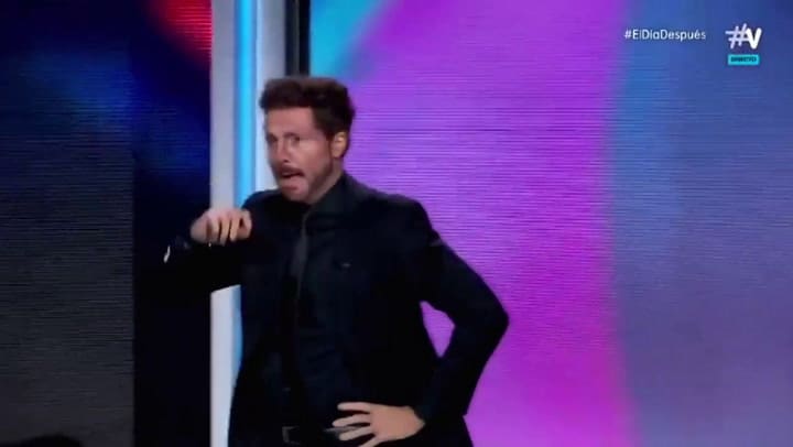 La genial imitación a Diego Simeone - Fuente:
