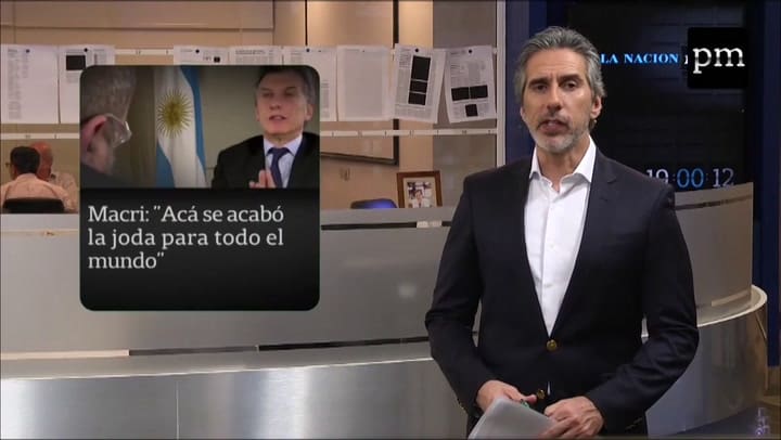 Macri: 'Se acabó la joda para todo el mundo'