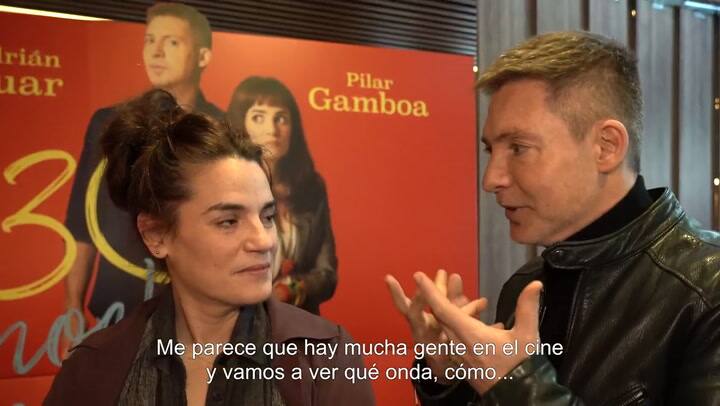 Pilar Gamboa y Adrián Suar sorprendieron al público en una función de 30 noches con mi ex