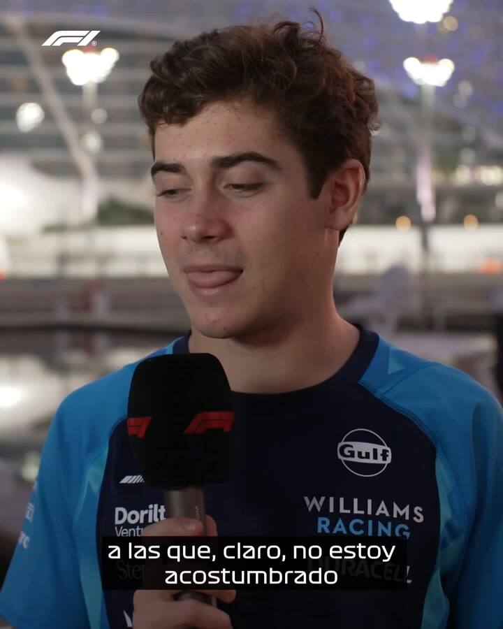 Franco Colapinto Se Subió Por Primera Vez A Un F1 En Abu Dhabi. Un Año Después, Vuelve Al Circuito Donde Todo Comenzó (1)