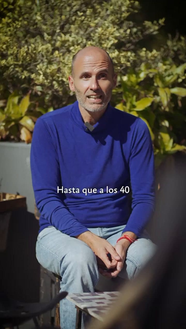 Eduardo Cotta y su dispositivo Torky para trasladarse