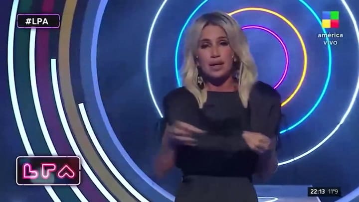 El insólito error de Florencia Peña