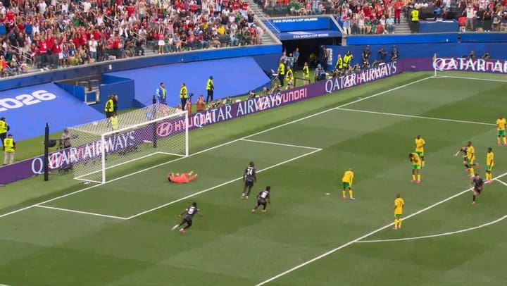 Gol de Canadá vs Sudáfrica