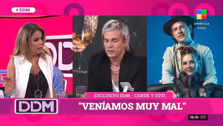 Cande Tinelli confirmo su distanciamiento de Coti
