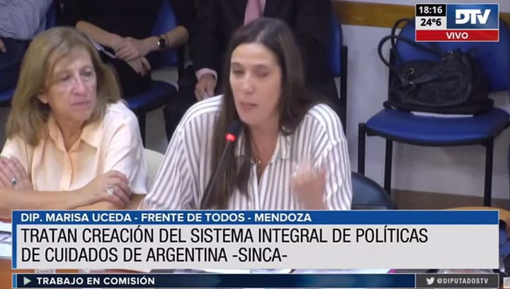 En plenario de Diputados, se inició el debate sobre tareas de cuidado.