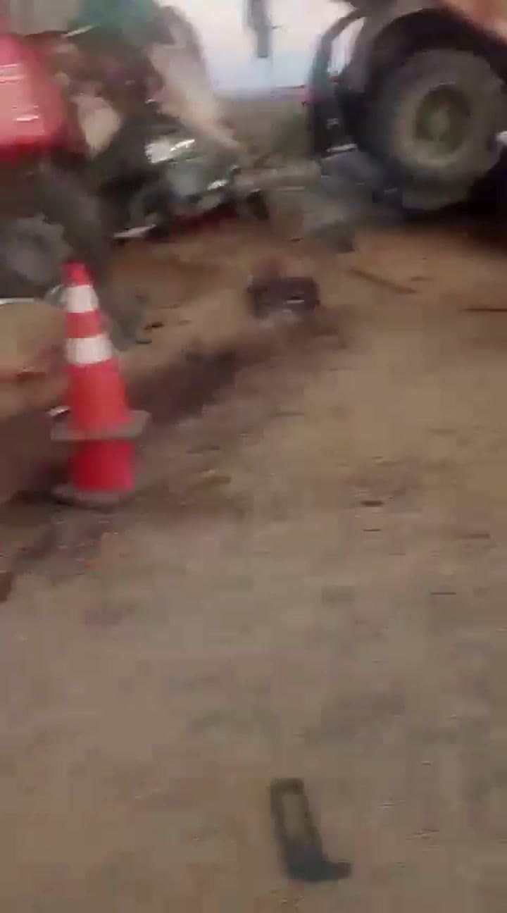 Cuatro camiones chocaron en cadena en la ruta 51: un muerto y tres heridos de gravedad