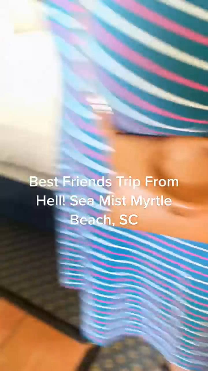 Una tiktoker y sus amigas se encontraron con lo peor en un hotel de Estados Unidos