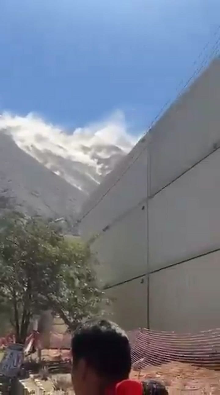 El temblor de una montaña en Ayacucho, Perú