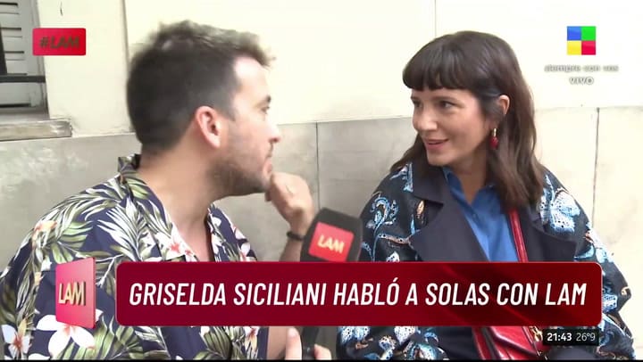 Griselda Siciliani no quiere convivir con Luciano Castro