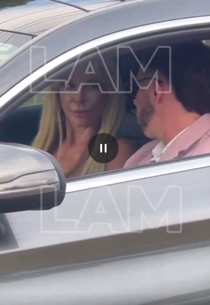 El video exclusivo de Graciela Alfano y Fer Palacio solos en un auto