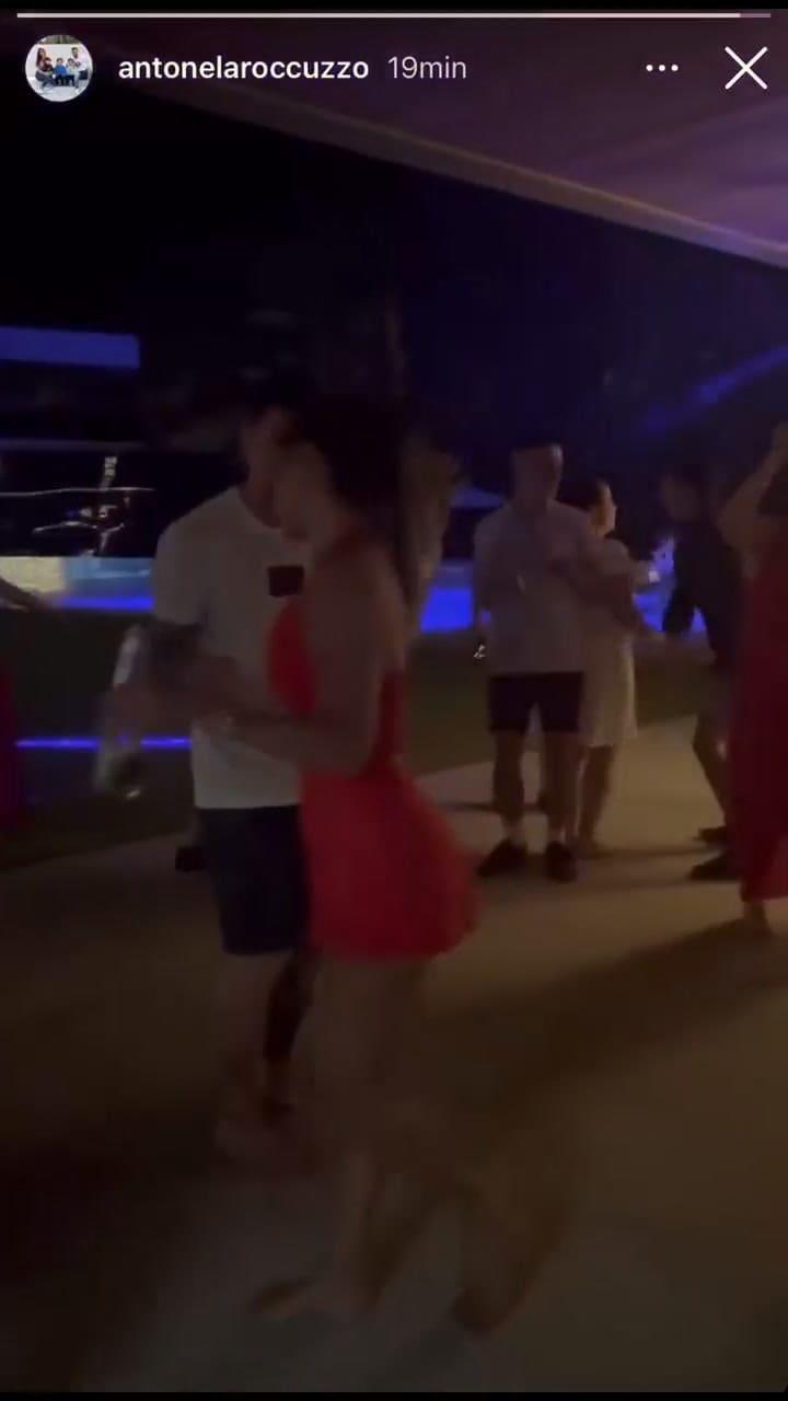 La Navidad de Messi y Antonella Roccuzzo