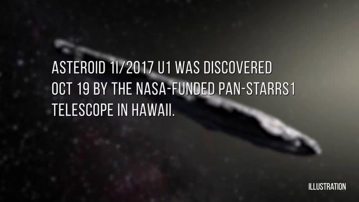 Científicos sorprendidos por el primer asteroide interestelar