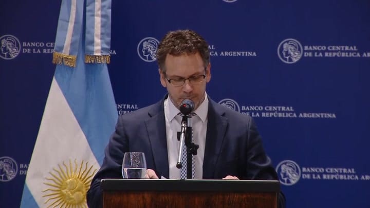 Conferencia de prensa de Guido Sandleris - Fuente: Youtube