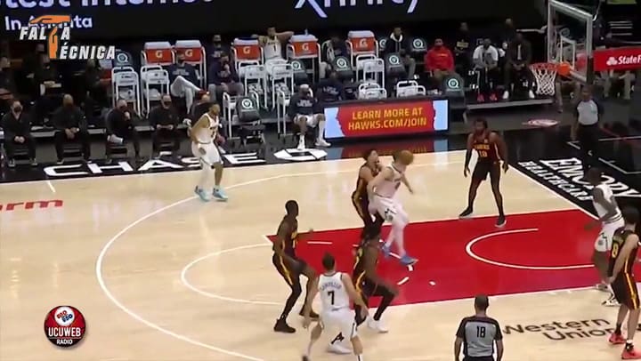 Facundo Campazzo: récord personal de puntos y un blooper en la caída de Denver frente a Atlanta
