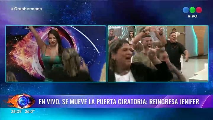 El momento en el que ingresa Jenifer Lauria a Gran Hermano