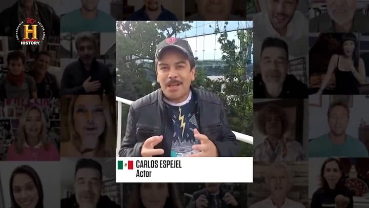 Famosos saludaron a History Channel por 20 años.