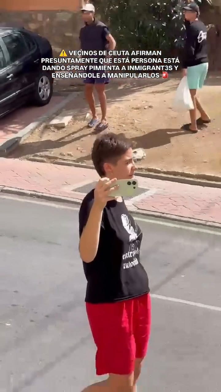 La mujer grabada en Ceuta